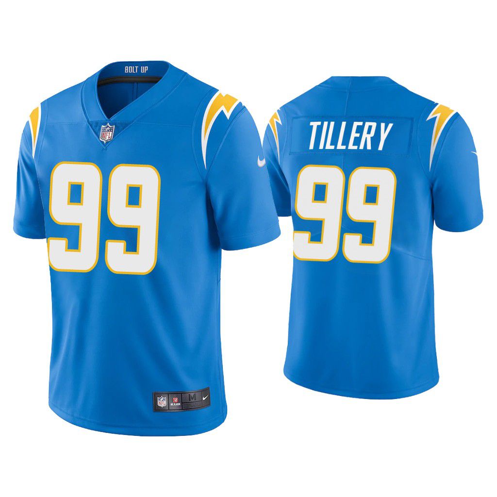 Men Los Angeles Chargers #99 Jerry Tillery Nike Powder Blue Limited NFL Jersey